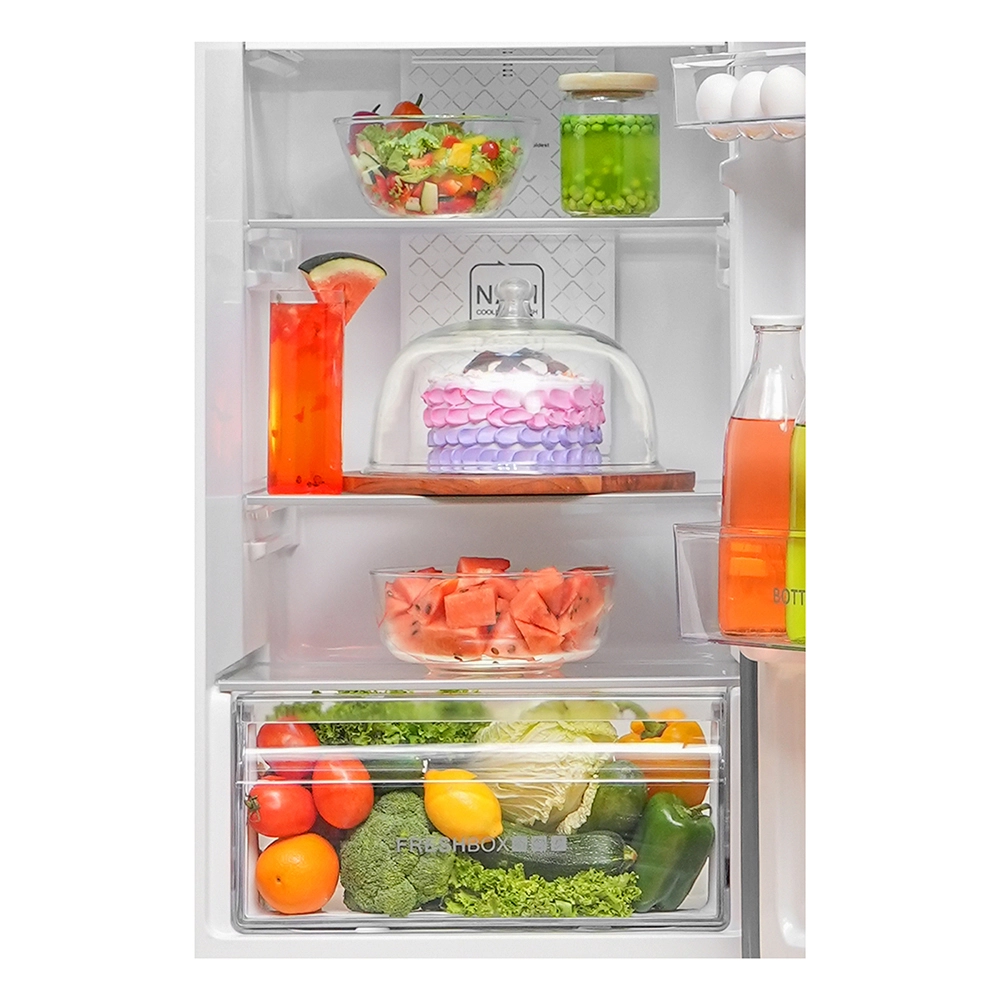 Haier 240L 2 Star Frost Free Double Door Top Mounted Refrigerator With Convertible Modes HRF-2902CRR-P